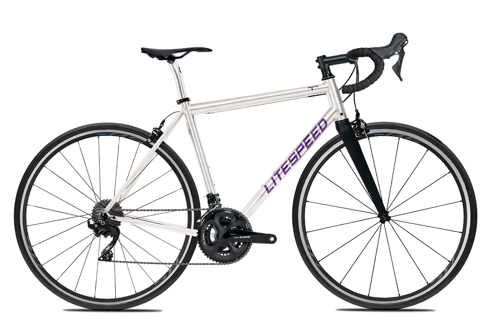 T5 Bike with Purple Anodized Graphics