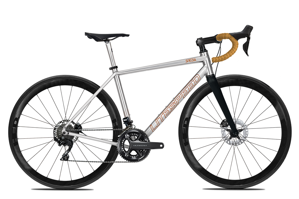 Spezia Bike with Gold Anodized Graphics