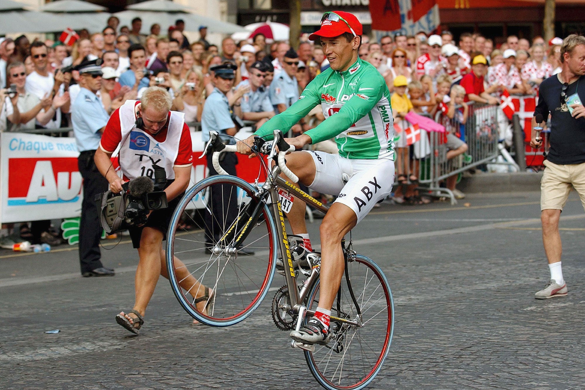 Litespeed in Paris: Robbie McEwen's Green Dream at the 2002 Tour de Fr –  Litespeed Bicycles