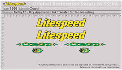Titanium 1999 Obed Decal Set - Litespeed Bicycles
