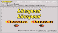 Titanium 1999 Ocoee Decal Set - Litespeed Bicycles
