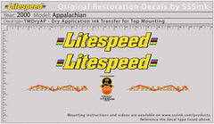 Titanium 2000 Appalachian Decal Set - Litespeed Bicycles