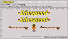 Titanium 2000 Arenberg Decal Set - Litespeed Bicycles