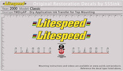 Titanium 2000 Classic Decal Set - Litespeed Bicycles
