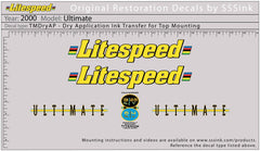 Titanium 2000 Ultimate Decal Set - Litespeed Bicycles