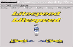 Titanium 2003 Ultimate Decal Set - Litespeed Bicycles