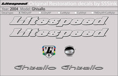 Titanium 2004 Ghisallo Decal Set - Litespeed Bicycles