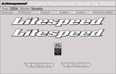 Titanium 2004 Veneto Decal Set - Litespeed Bicycles