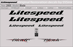 Titanium 2005 Blade Decal Set - Litespeed Bicycles