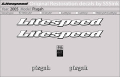 Titanium 2005 Pisgah Decal Set - Litespeed Bicycles