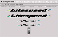 Titanium 2005 Ultimate Decal Set - Litespeed Bicycles