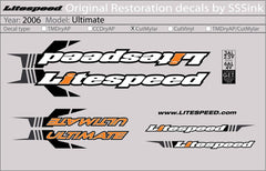 Titanium 2006 Ultimate Decal Set - Litespeed Bicycles