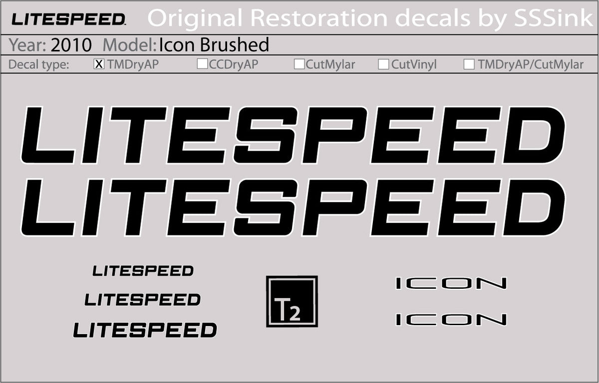 2010 ICON DECALS