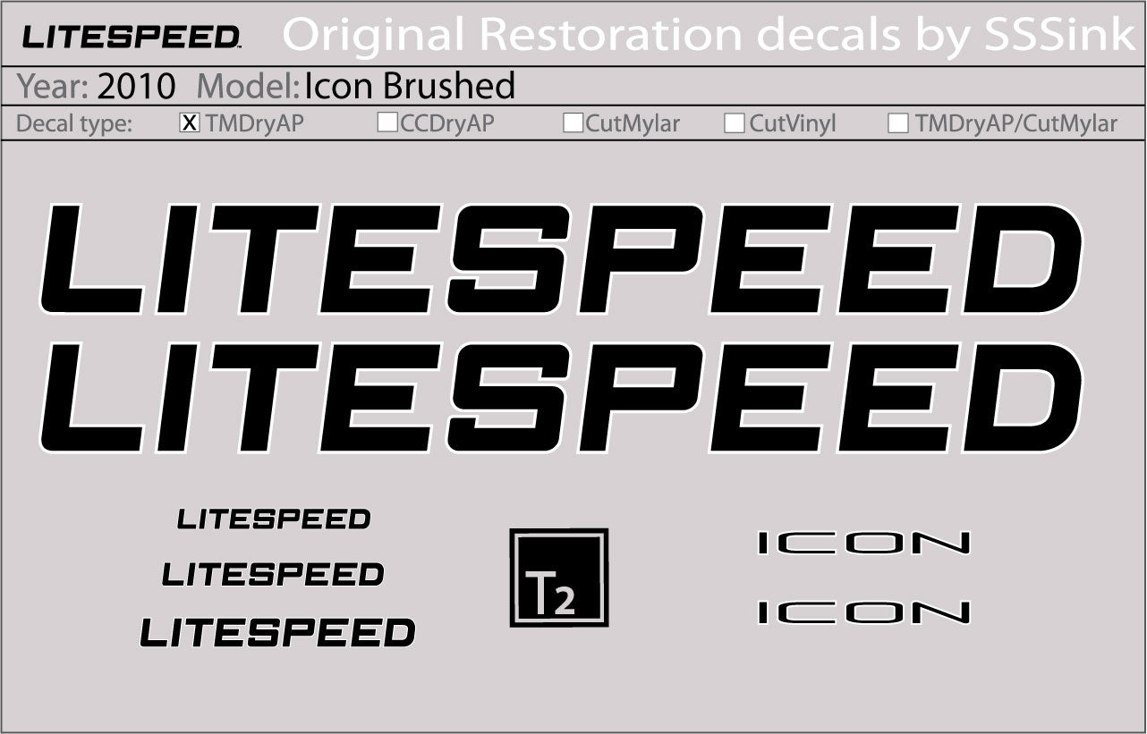 2010 ICON DECALS