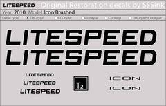 Titanium 2010 ICON DECALS - Litespeed Bicycles