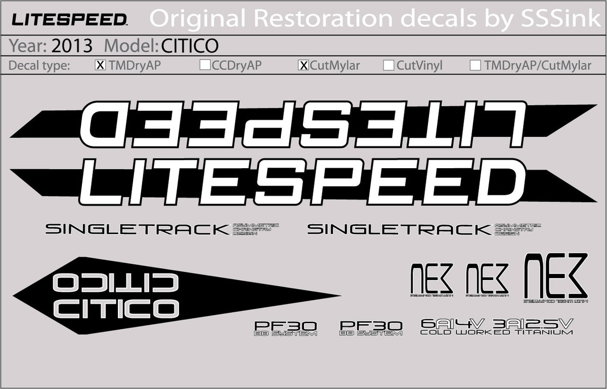 2013 CITIGO DECAL SET