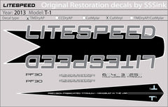 Titanium 2013 T1 DECAL SET - Litespeed Bicycles