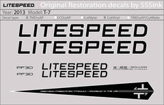 Titanium 2013 T7 DECAL SET - Litespeed Bicycles