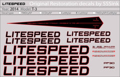 Titanium 2014 T3 DECAL SET - Litespeed Bicycles
