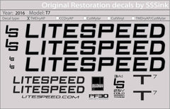Titanium 2016 T7 DECAL SET - Litespeed Bicycles