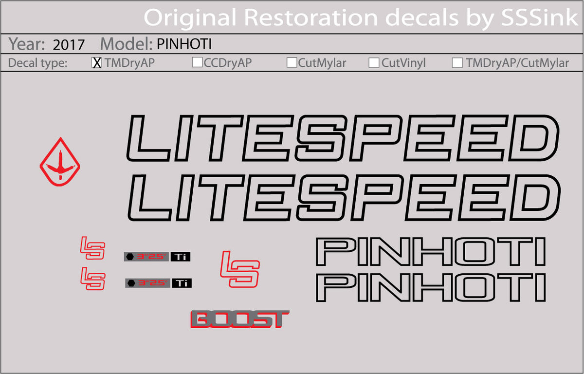 2017 PINHOTI DECAL SET
