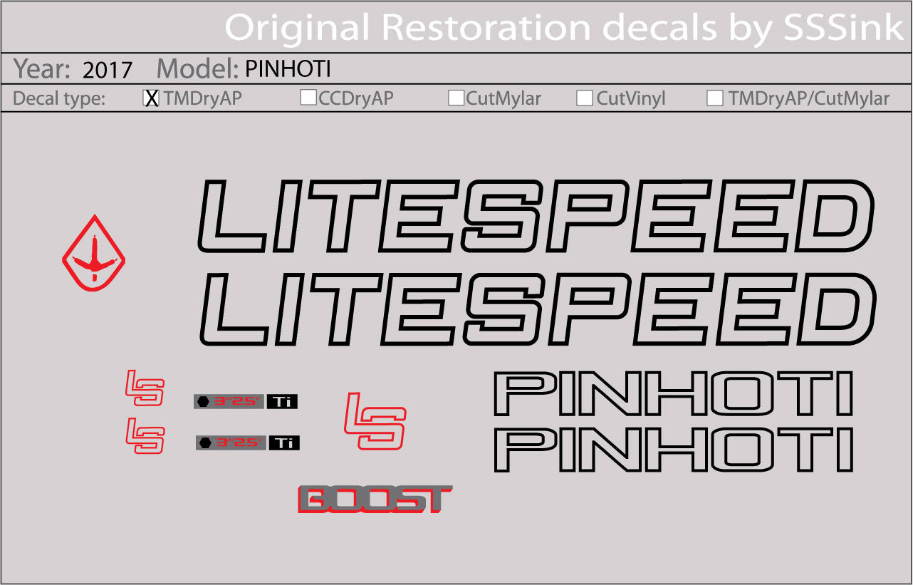 2017 PINHOTI DECAL SET