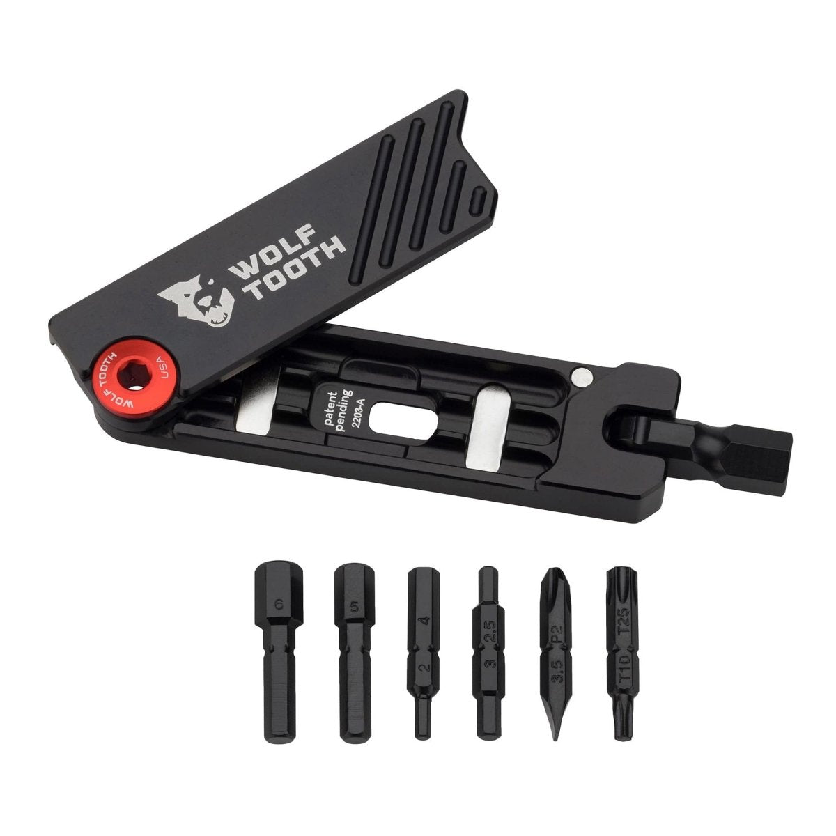 Titanium 6 - Bit Hex Wrench Multi - Tool - Litespeed Bicycles