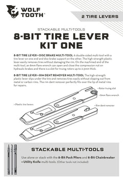 Titanium 8 - Bit Tire Lever Kit One - Litespeed Bicycles