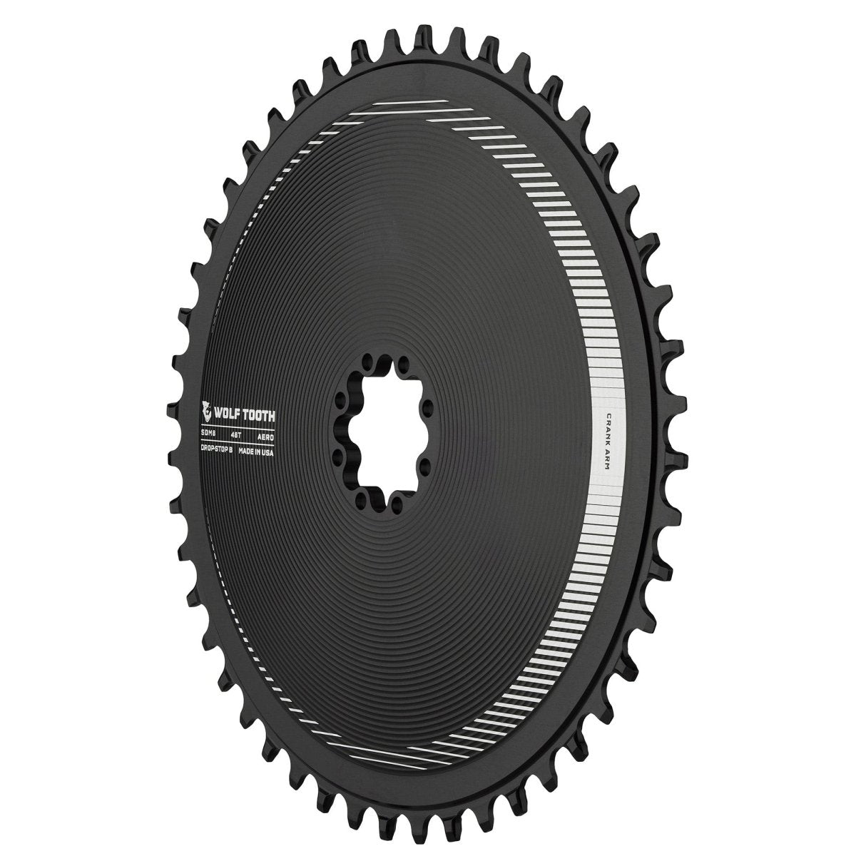Titanium Aero Direct Mount Chainring for SRAM 8 - Bolt Gravel / Road Cranks - Litespeed Bicycles