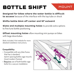 Titanium B - RAD Bottle Shift - Litespeed Bicycles