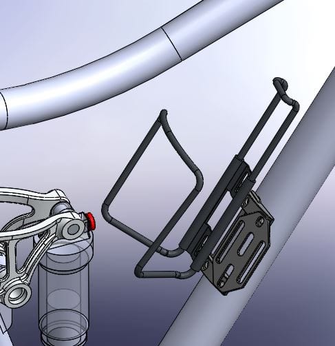 Titanium B - RAD Half Bottle Adapter - Litespeed Bicycles