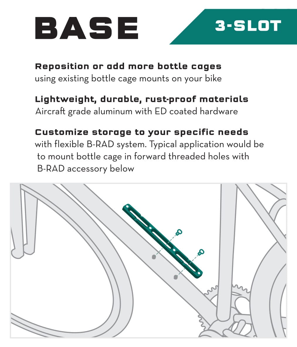 Titanium B - RAD Mounting Bases - Litespeed Bicycles