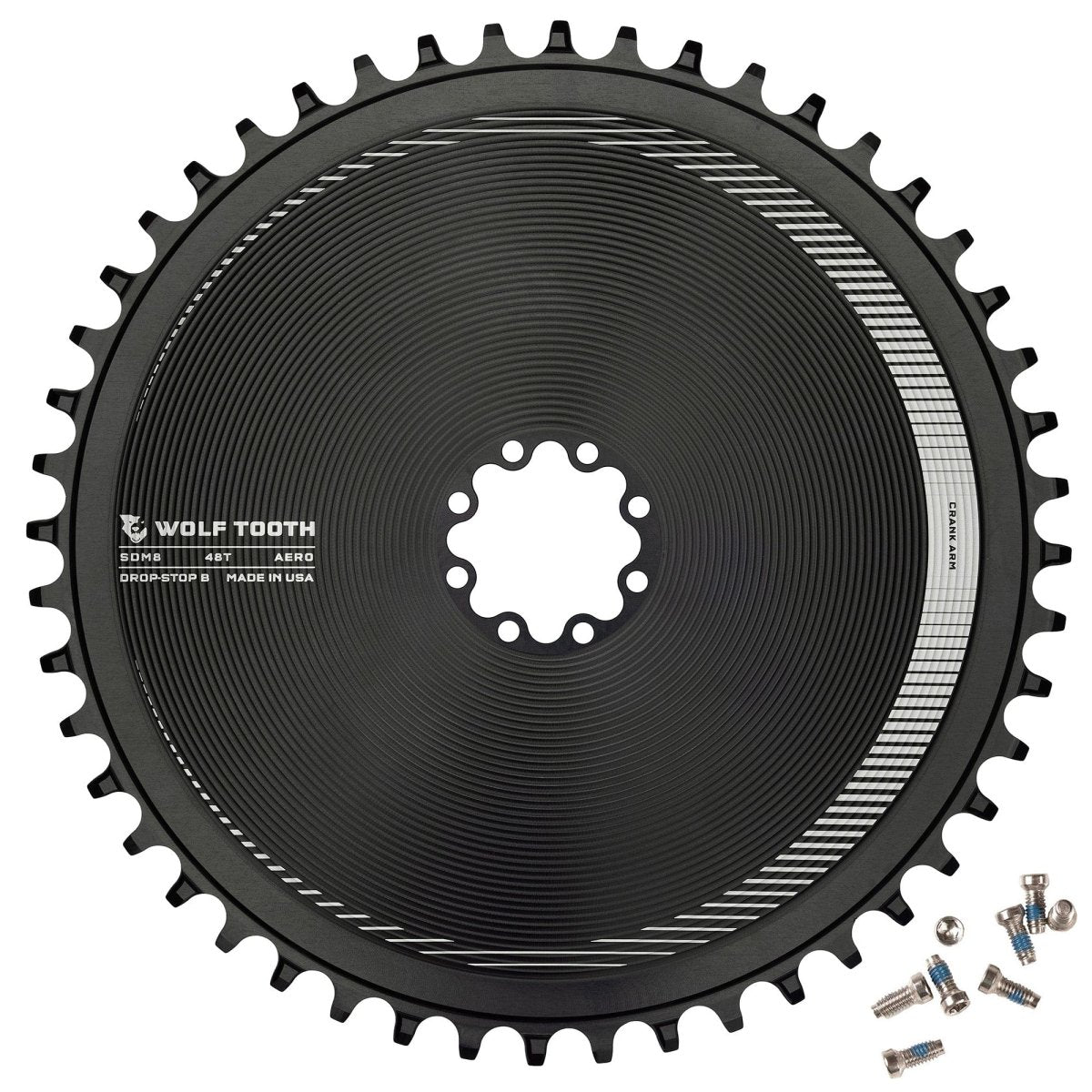 Titanium Direct Mount Chainrings for SRAM 8 - Bolt Gravel / Road Cranks - Litespeed Bicycles