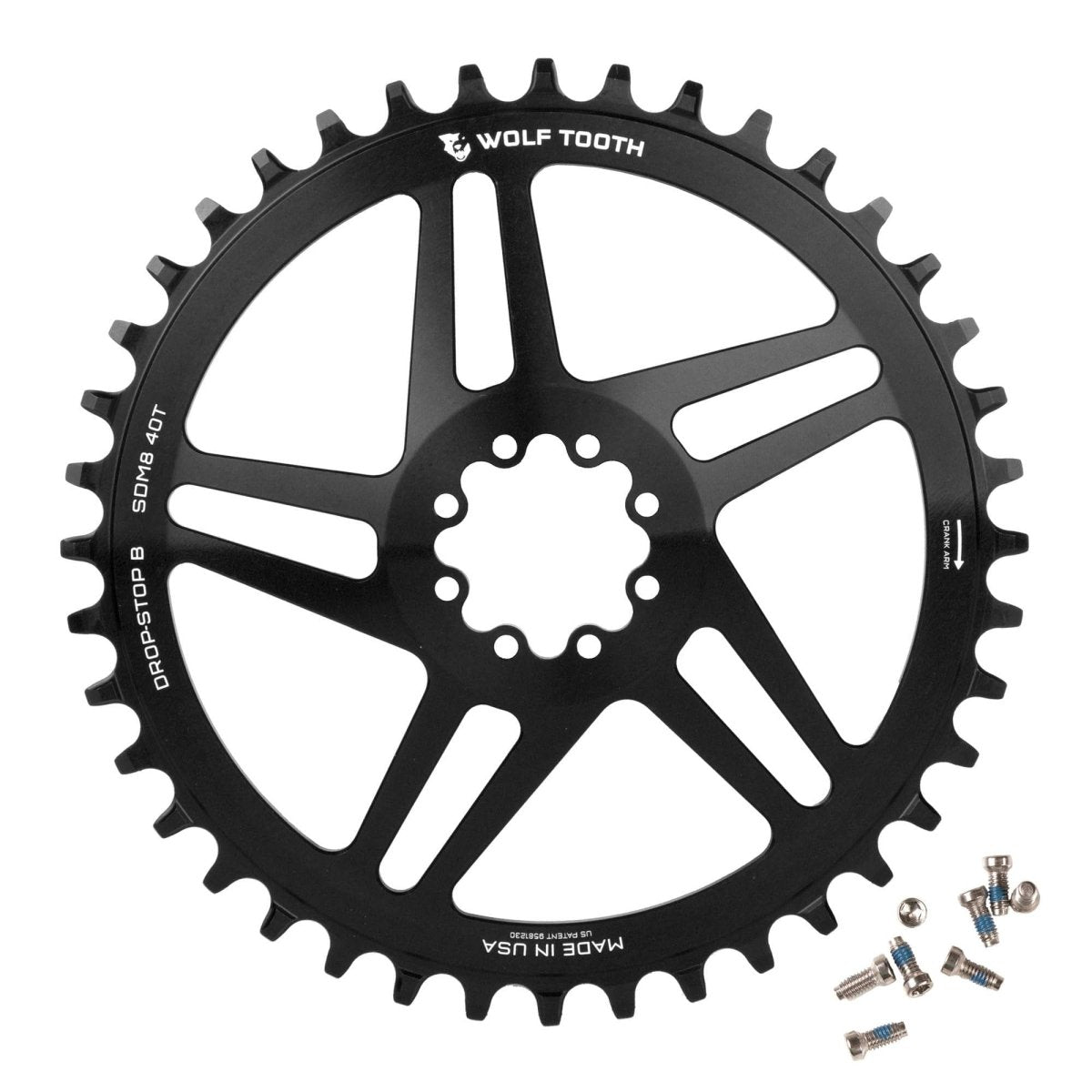 Titanium Direct Mount Chainrings for SRAM 8 - Bolt Gravel / Road Cranks - Litespeed Bicycles