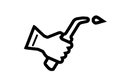 Icon of welding hand
