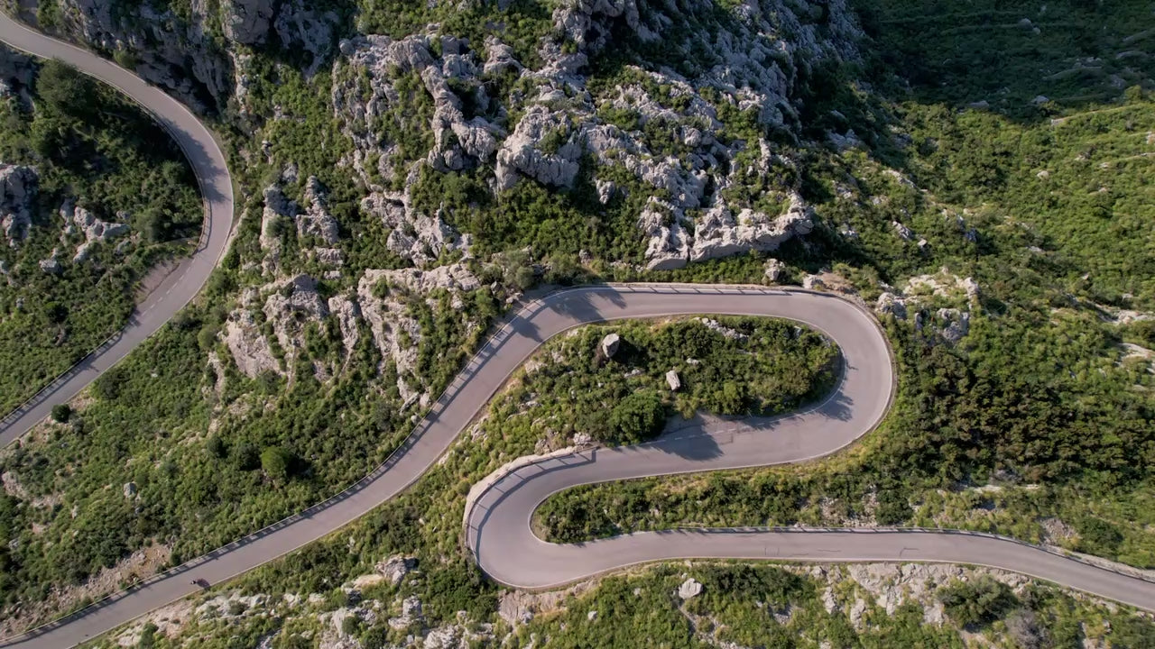 Colls del Reis Aerial Drone Shot