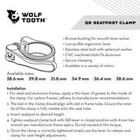 Titanium Seatpost Clamp Quick Release - Litespeed Bicycles