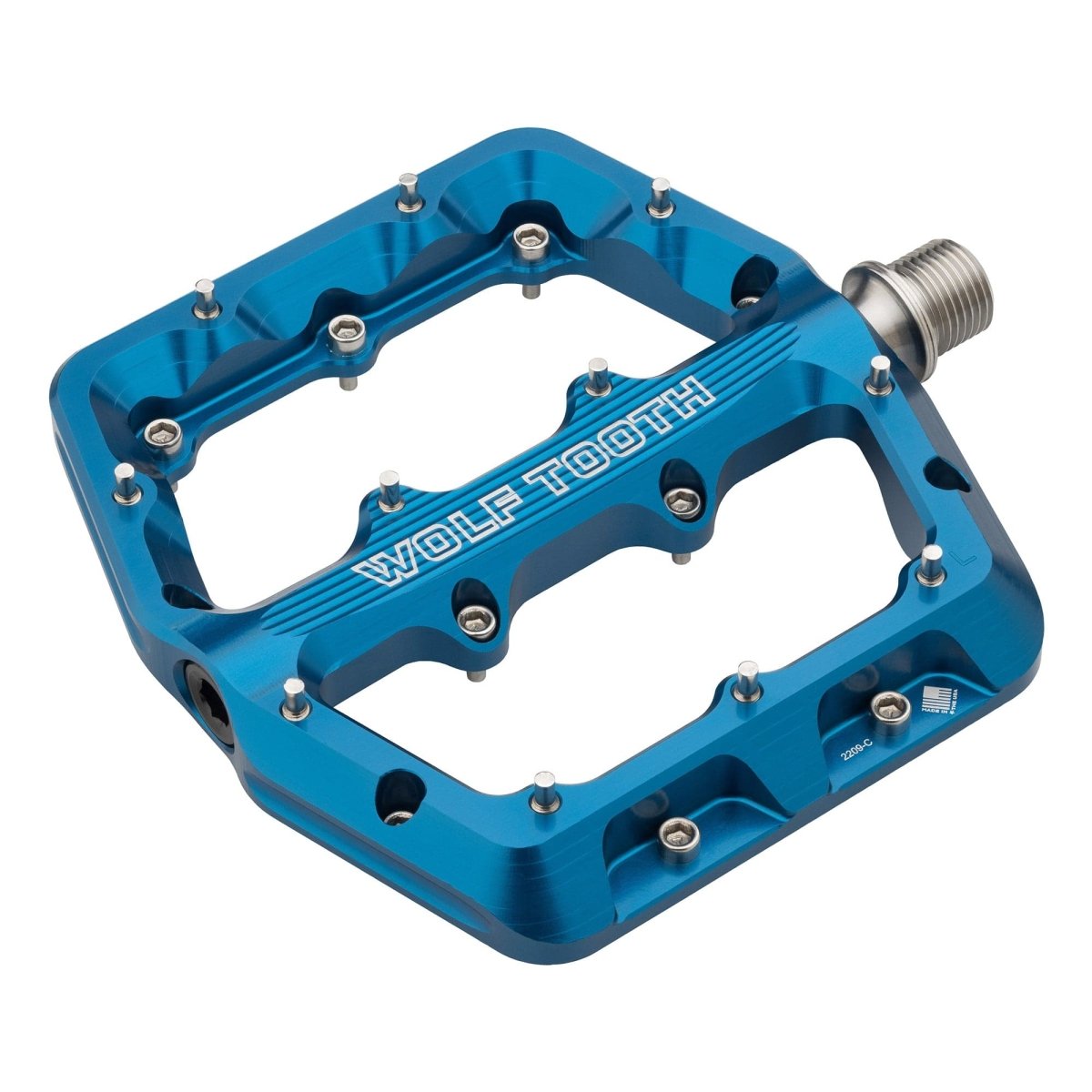 Titanium Waveform Aluminum Pedals - Litespeed Bicycles