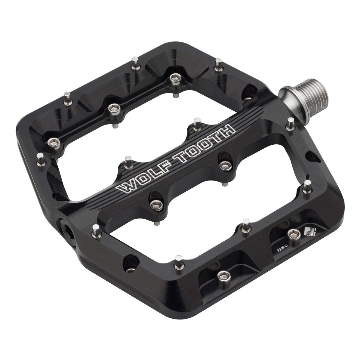 Titanium Waveform Aluminum Pedals - Litespeed Bicycles