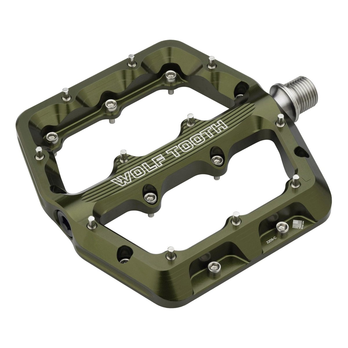 Titanium Waveform Aluminum Pedals - Litespeed Bicycles