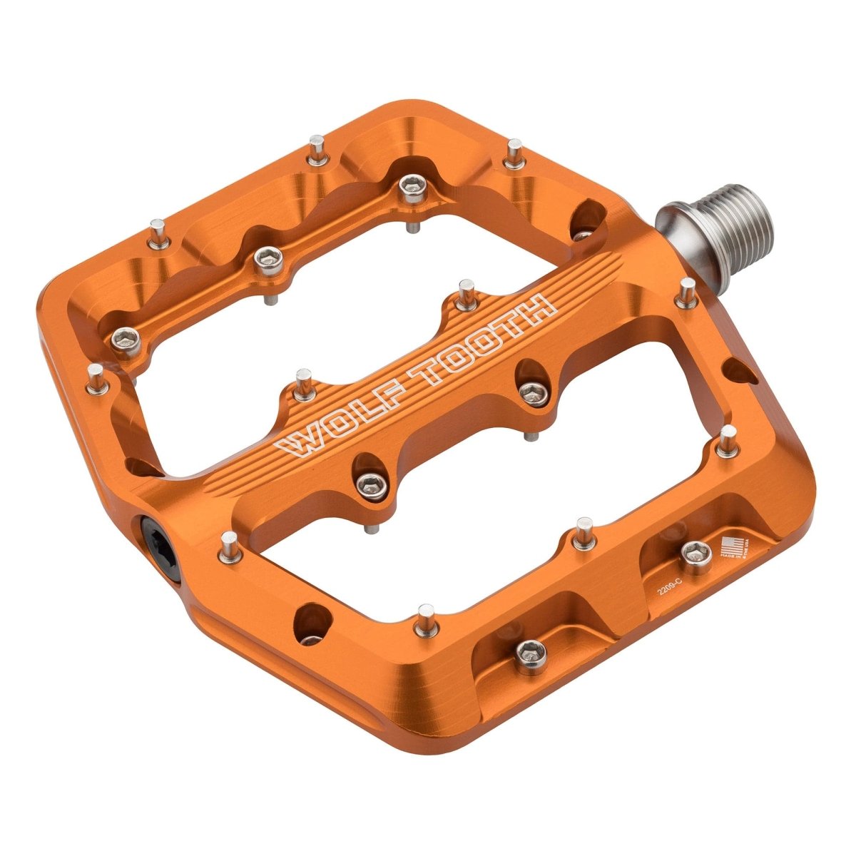 Titanium Waveform Aluminum Pedals - Litespeed Bicycles