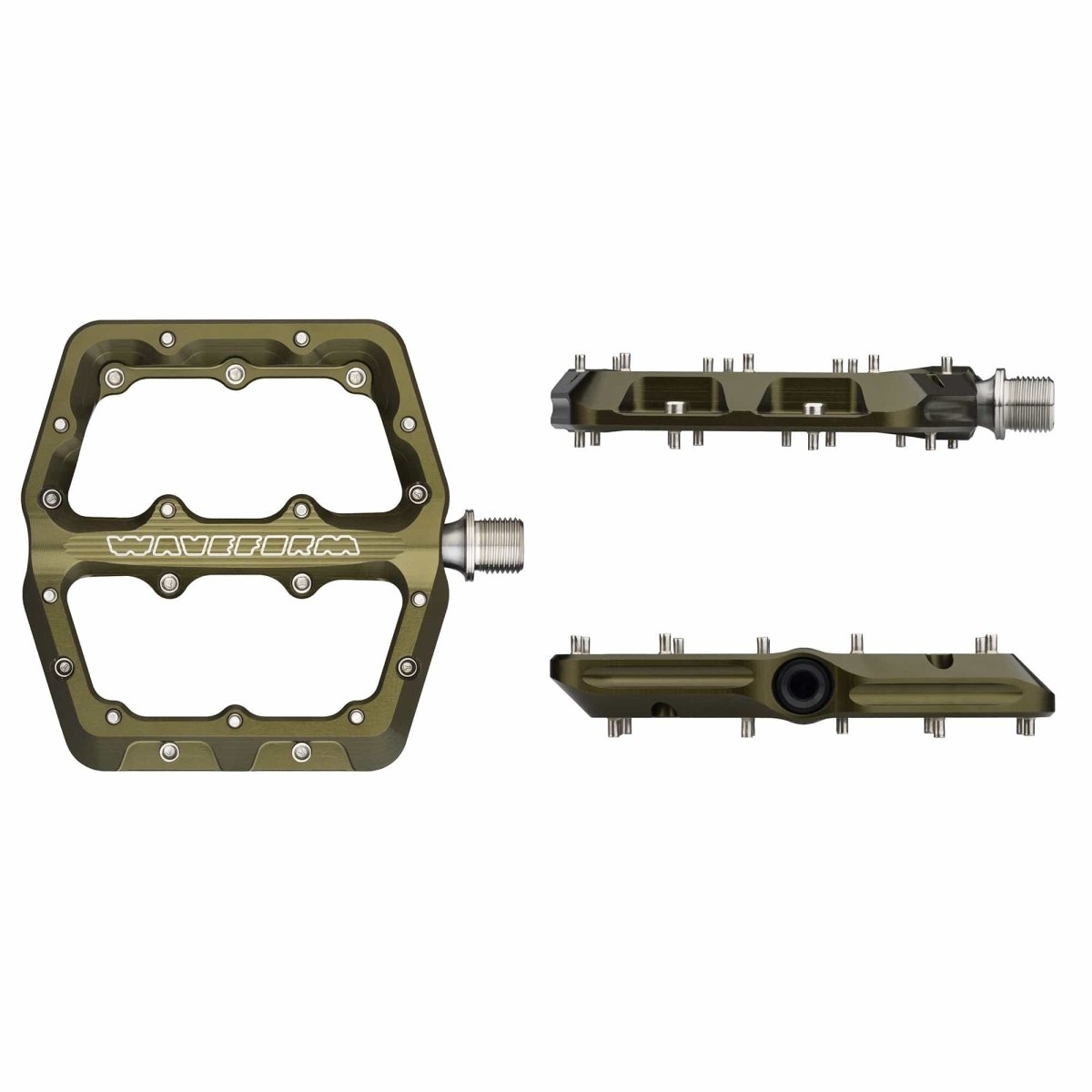 Titanium Waveform Aluminum Pedals - Litespeed Bicycles