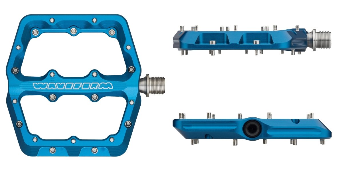 Titanium Waveform Aluminum Pedals - Litespeed Bicycles
