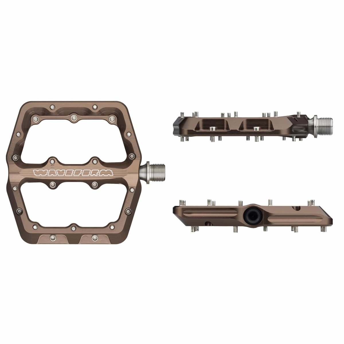 Titanium Waveform Aluminum Pedals - Litespeed Bicycles