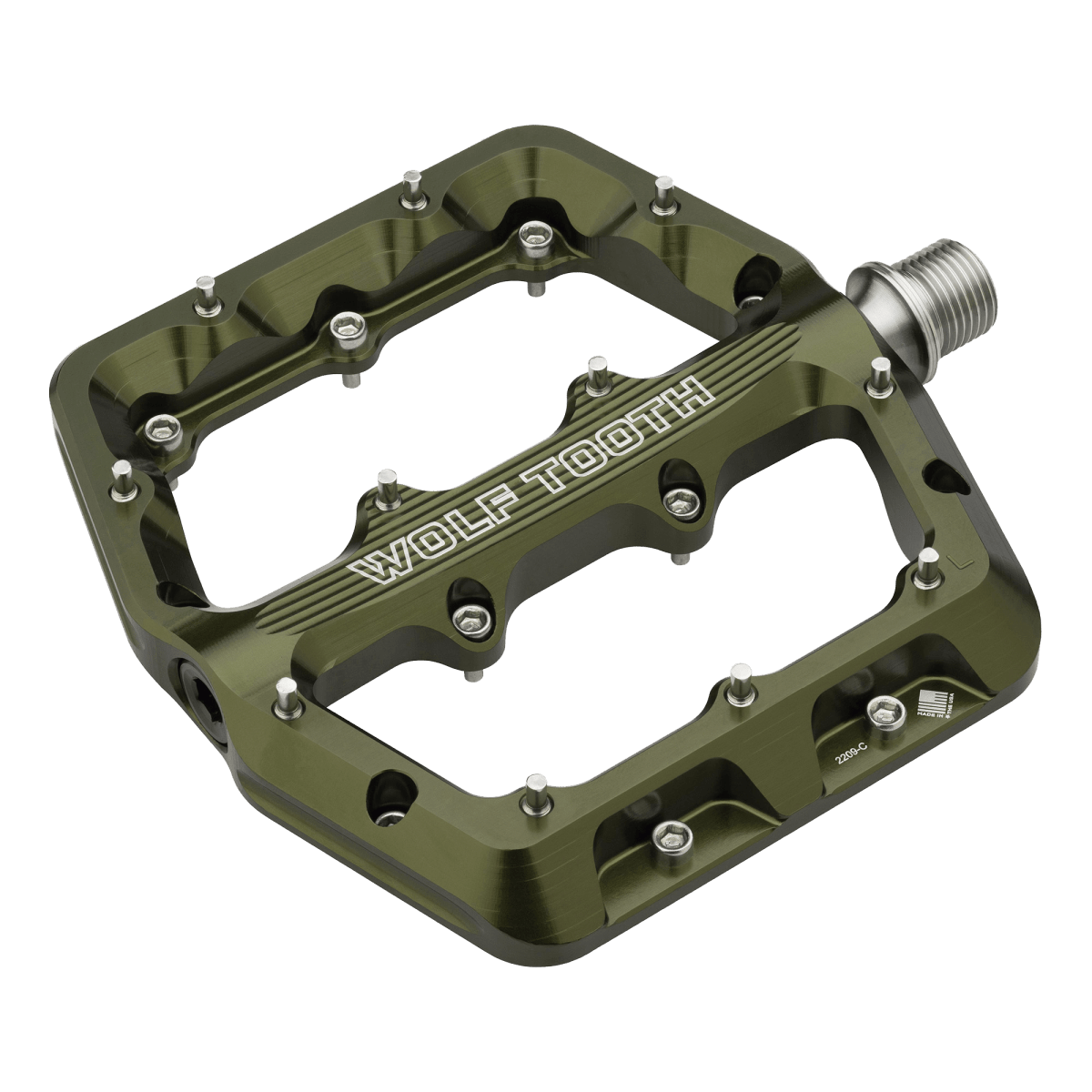 Titanium Waveform Aluminum Pedals - Litespeed Bicycles