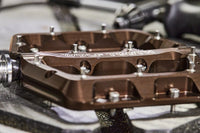 Titanium Waveform Aluminum Pedals - Litespeed Bicycles