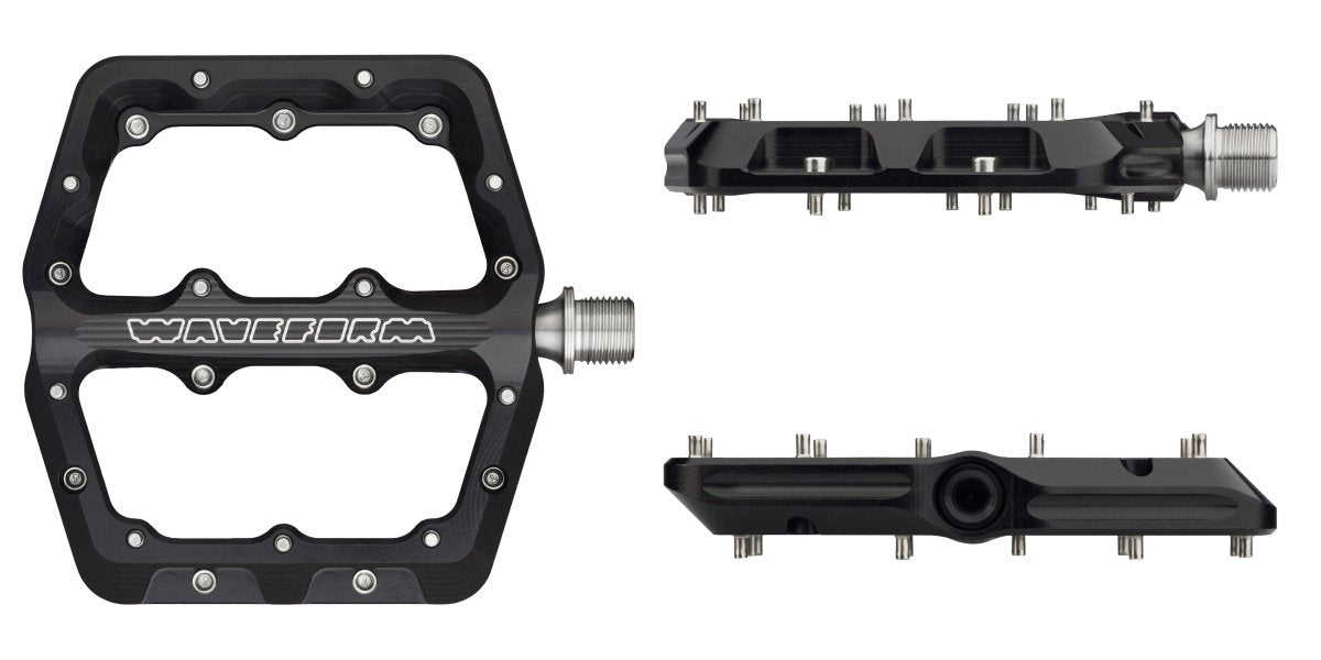 Titanium Waveform Aluminum Pedals - Litespeed Bicycles