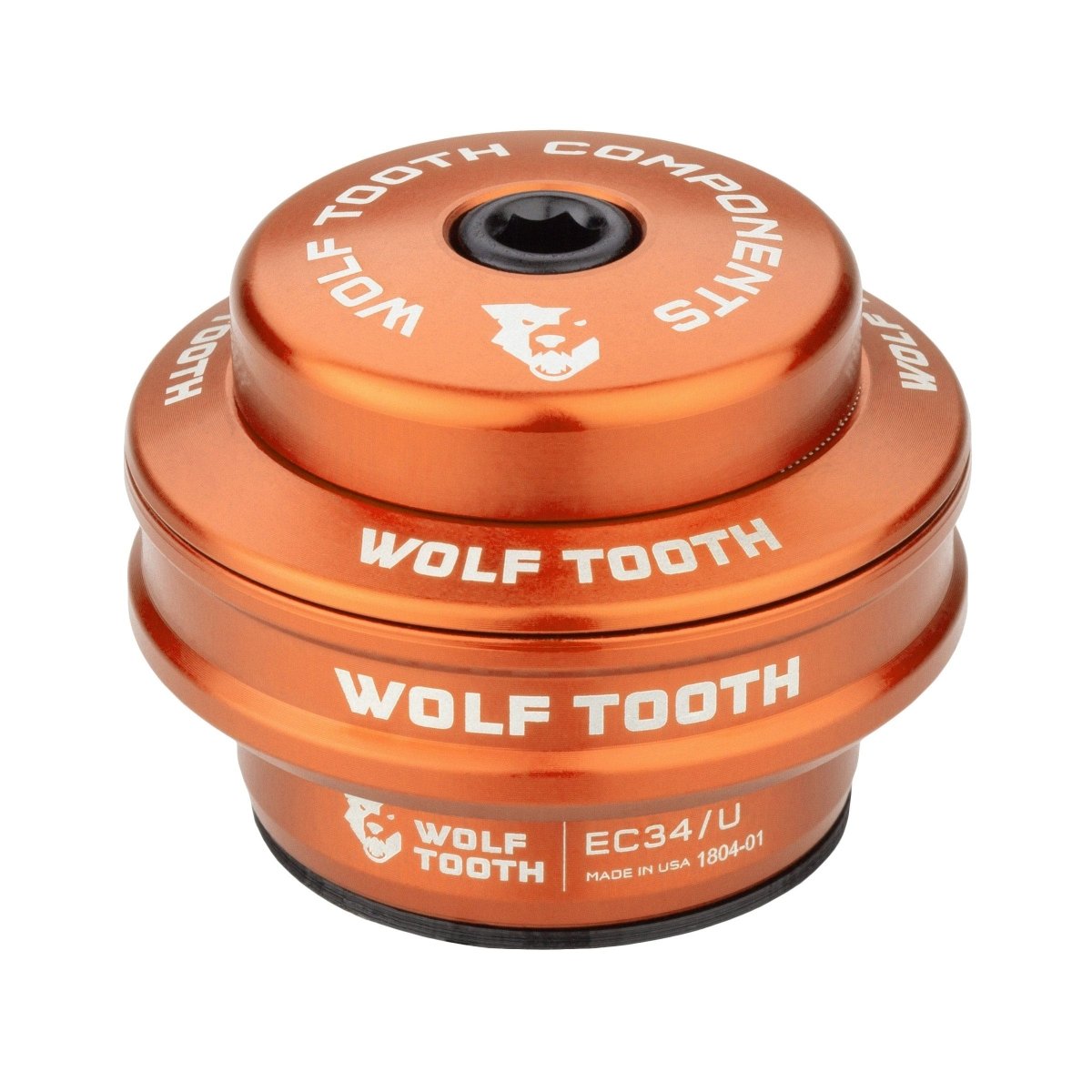 Titanium Wolf Tooth Premium EC Headsets - External Cup - Litespeed Bicycles