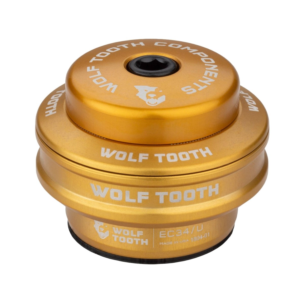 Titanium Wolf Tooth Premium EC Headsets - External Cup - Litespeed Bicycles