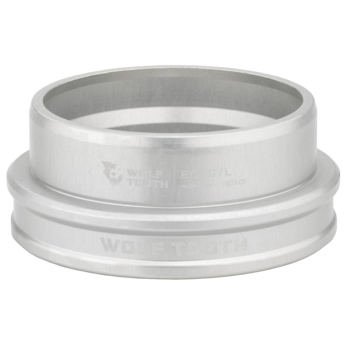 Titanium Wolf Tooth Premium EC Headsets - External Cup - Litespeed Bicycles